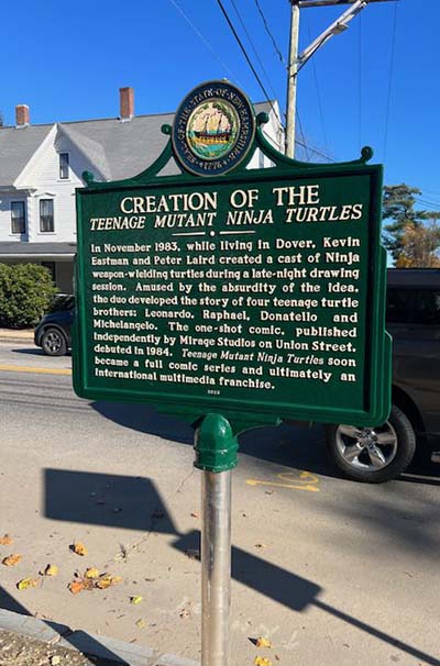 Teenage Mutant Ninja Turtles origins in Dover NH to be memorialized