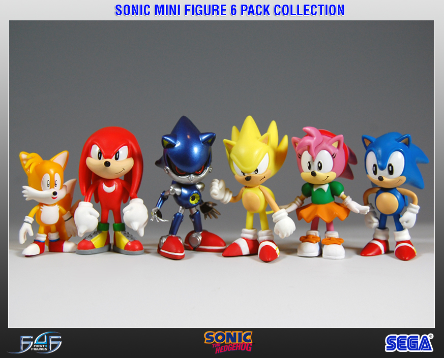 Sonic Mini Figure 6 Pack Collection