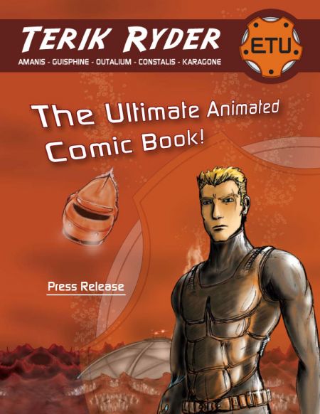 Terik Ryder DVD Comic Book